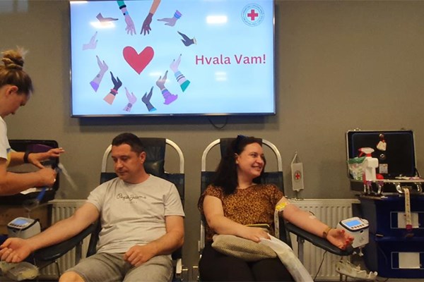Sjajan odaziv na akciju darivanja krvi u Hrvatskom Crvenom križu! 
